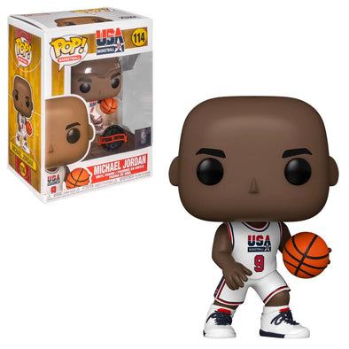 NBA Basketball - Michael Jordan White Jersey 10 inch Pop! Vinyl Figure