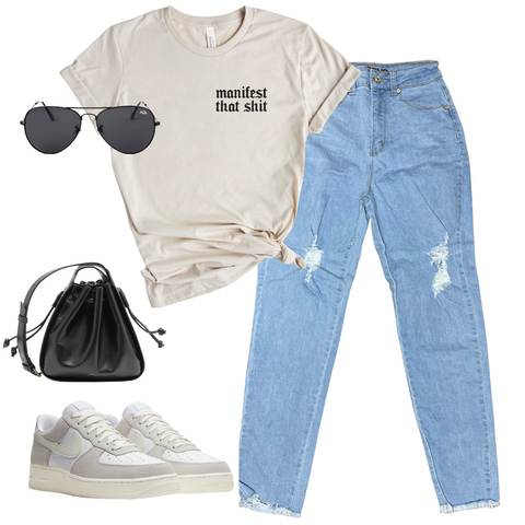 How to Style White Maternity Jeans from Mango: 3 Outfit Ideas - Dreaming  Loud