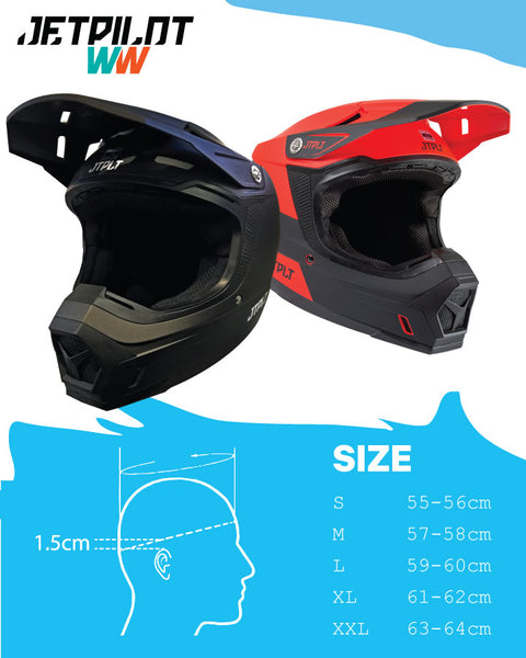 jetpilot vault racing helmet size guide