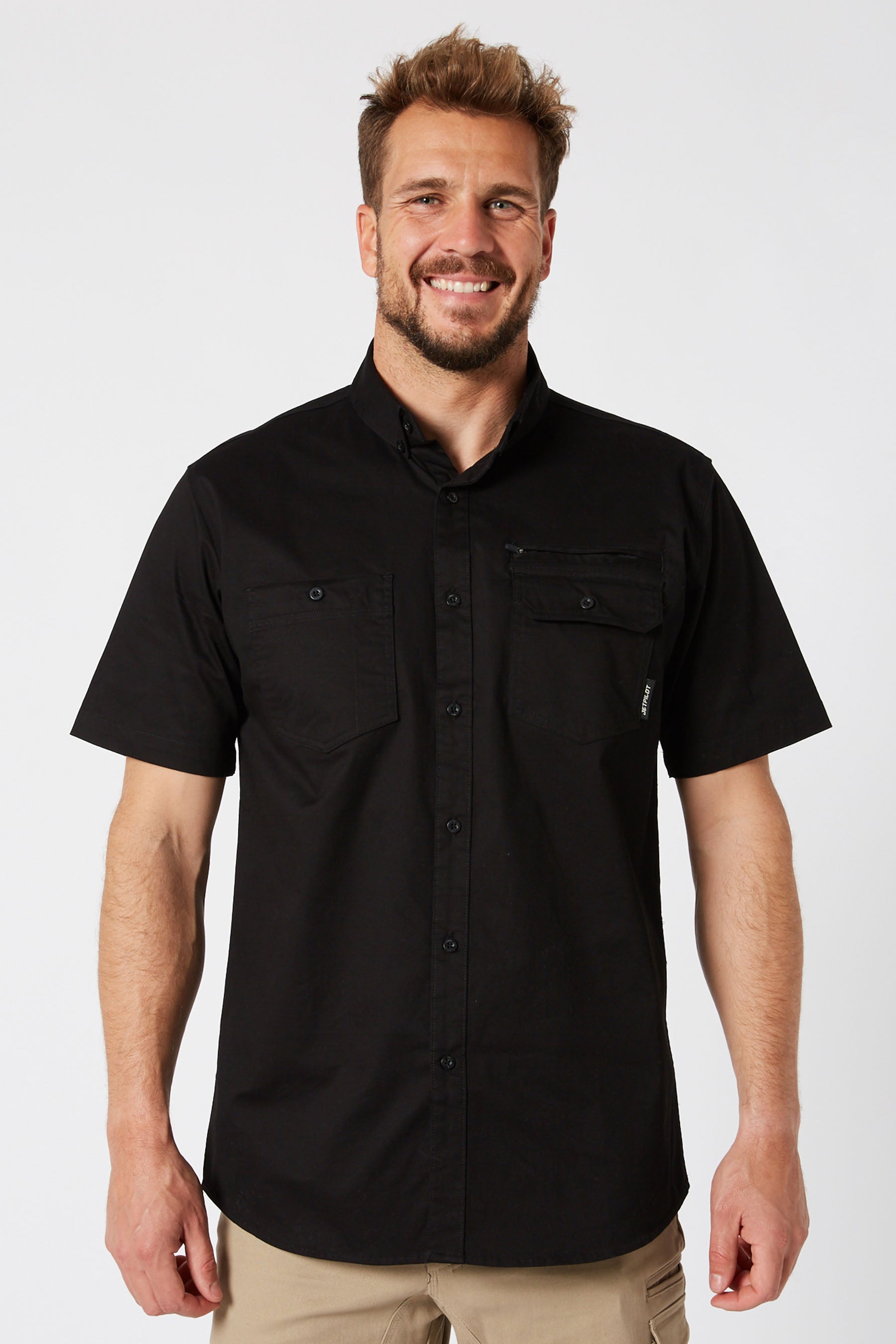 JP Fueled Mens Long Sleeve Shirt - Black