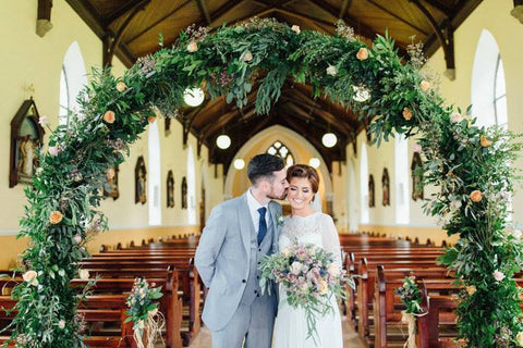 Real Bride Wears Ariel Earrings