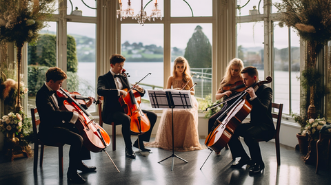 Artist's interpretation of Irish Wedding Quartets, Blacktye