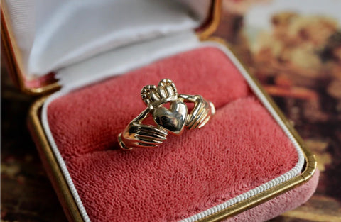 Irish Claddagh Ring Exchange as a Wedding Tradition