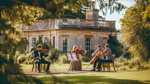 Artist’s interpretation of Irish wedding quartet Delta String Quartet