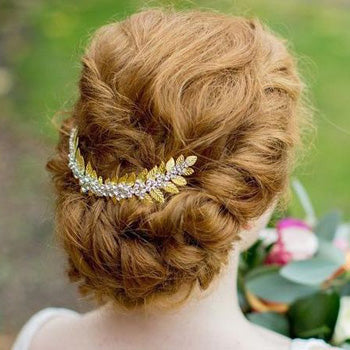 Red-Hair Wedding Up-style