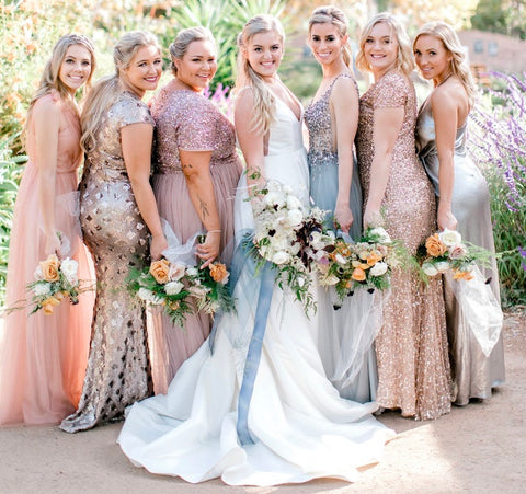 Metallic Colours For Your Summer Wedding