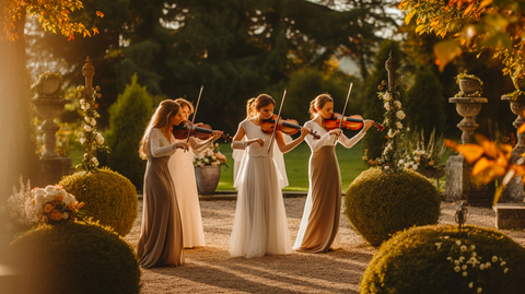 Artist’s interpretation of Irish wedding quartet Munster String Quartet