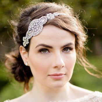Crystal Bridal Hair Vine Rhinestone Diamond Headband Wedding Hair  Accessories | eBay