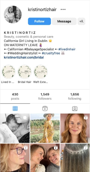 Kristin Ortiz' Instagram