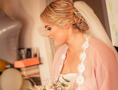 Real Bride Catherine Headpiece