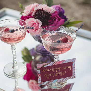 Spring Weddings Inspiration Cocktails