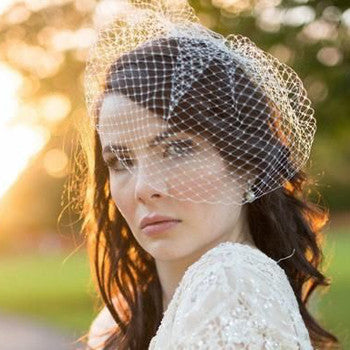 Spring Weddings Inspiration Birdcage Veil