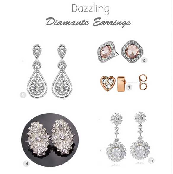 Weddings Online Dazzling Earrings