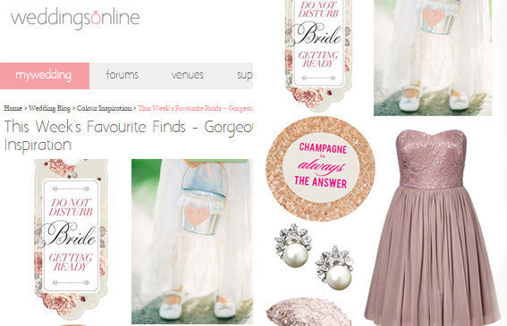 Weddingsonline.ie Features Carrie Earrings