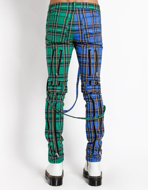 Tripp NYC Men's Plaid Bondage Pants - Green – Fly Gear ATL