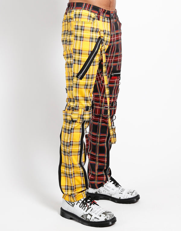 BONDAGE PANT VIOLET PLAID