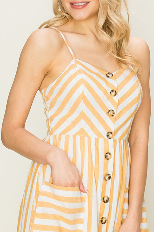 stripe sun dress