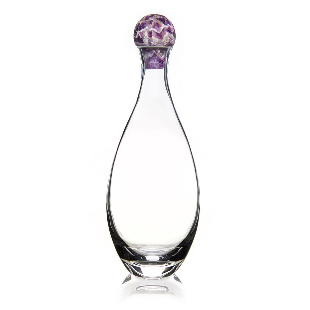 Gemstone Liquor Decanter & Crystal Bar Set