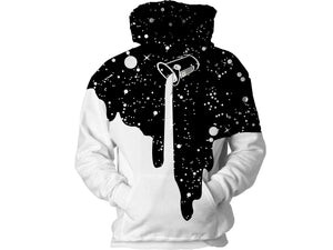 galaxy paint hoodie