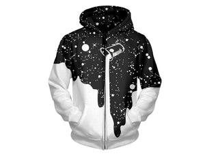 galaxy paint hoodie