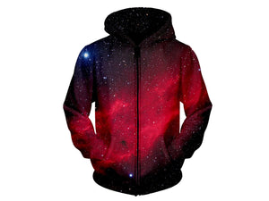 red nebula hoodie