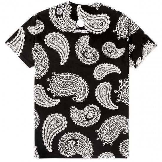 The Hundreds x Joshua Vides Paisley T-Shirt in Black xld