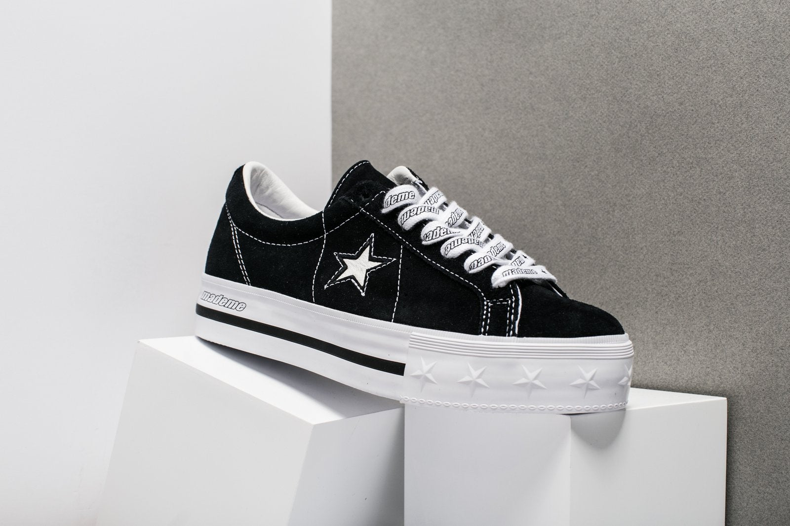 converse one star ox platform black