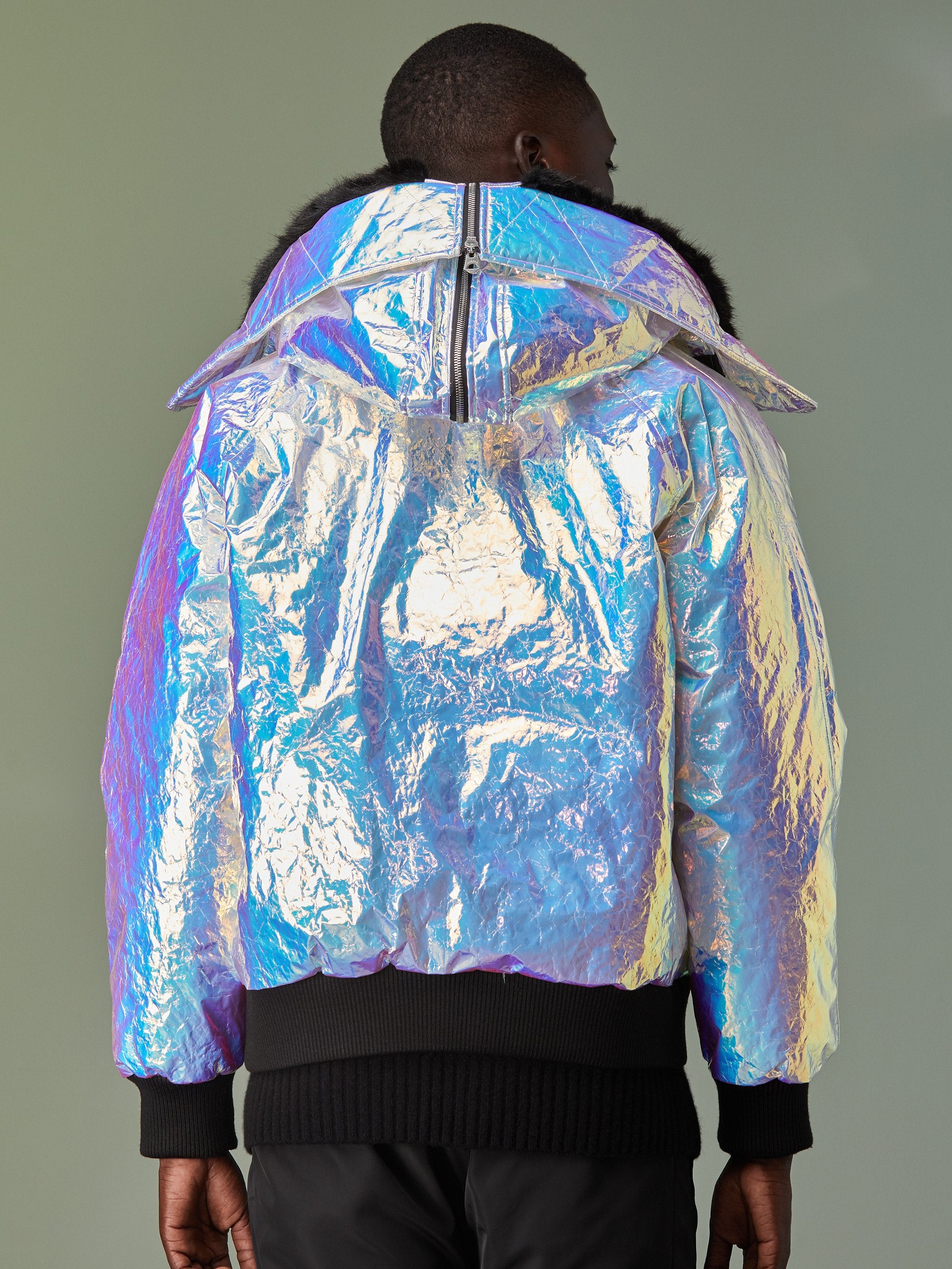 nike holographic jacket