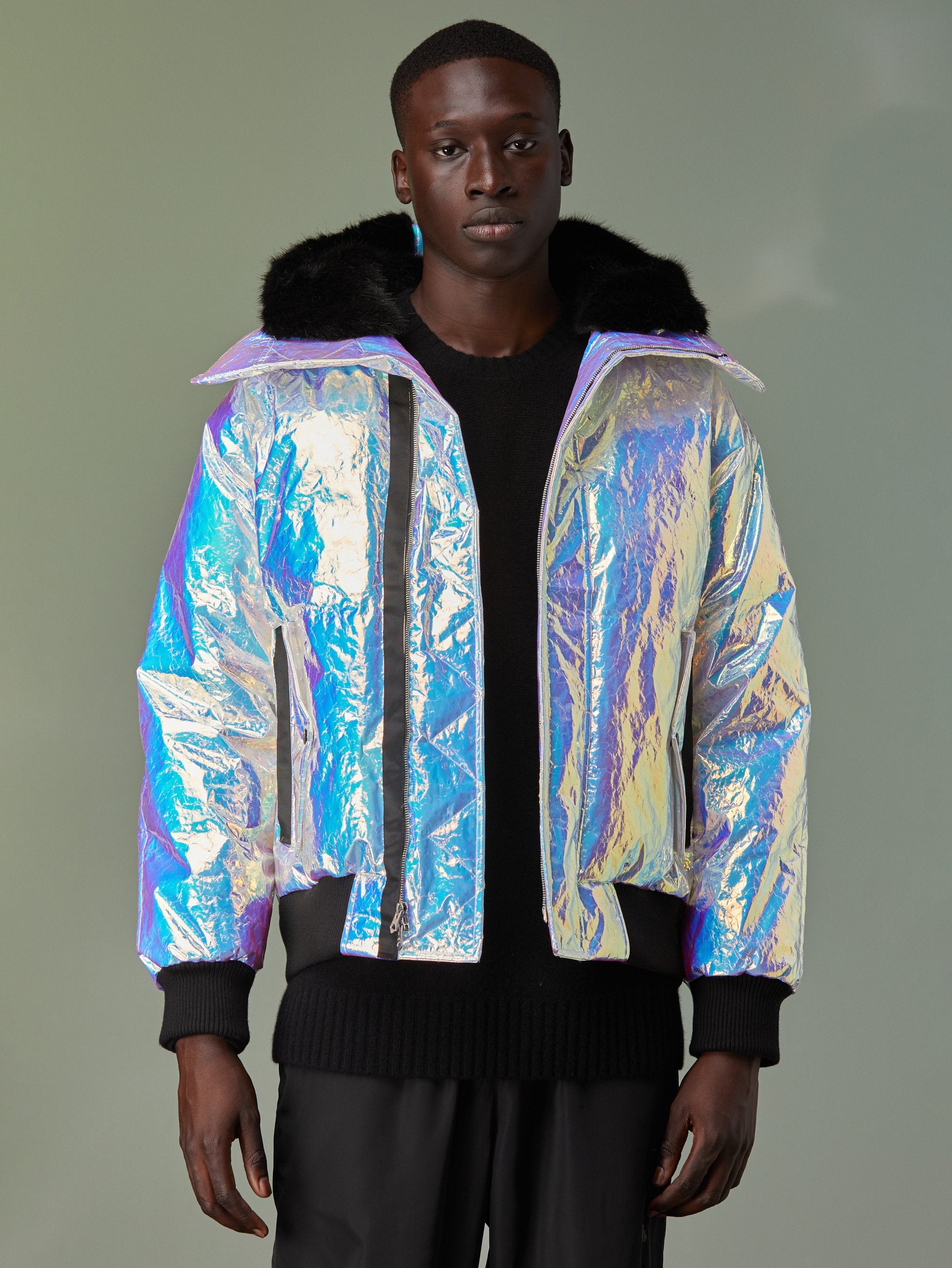 nike holographic jacket