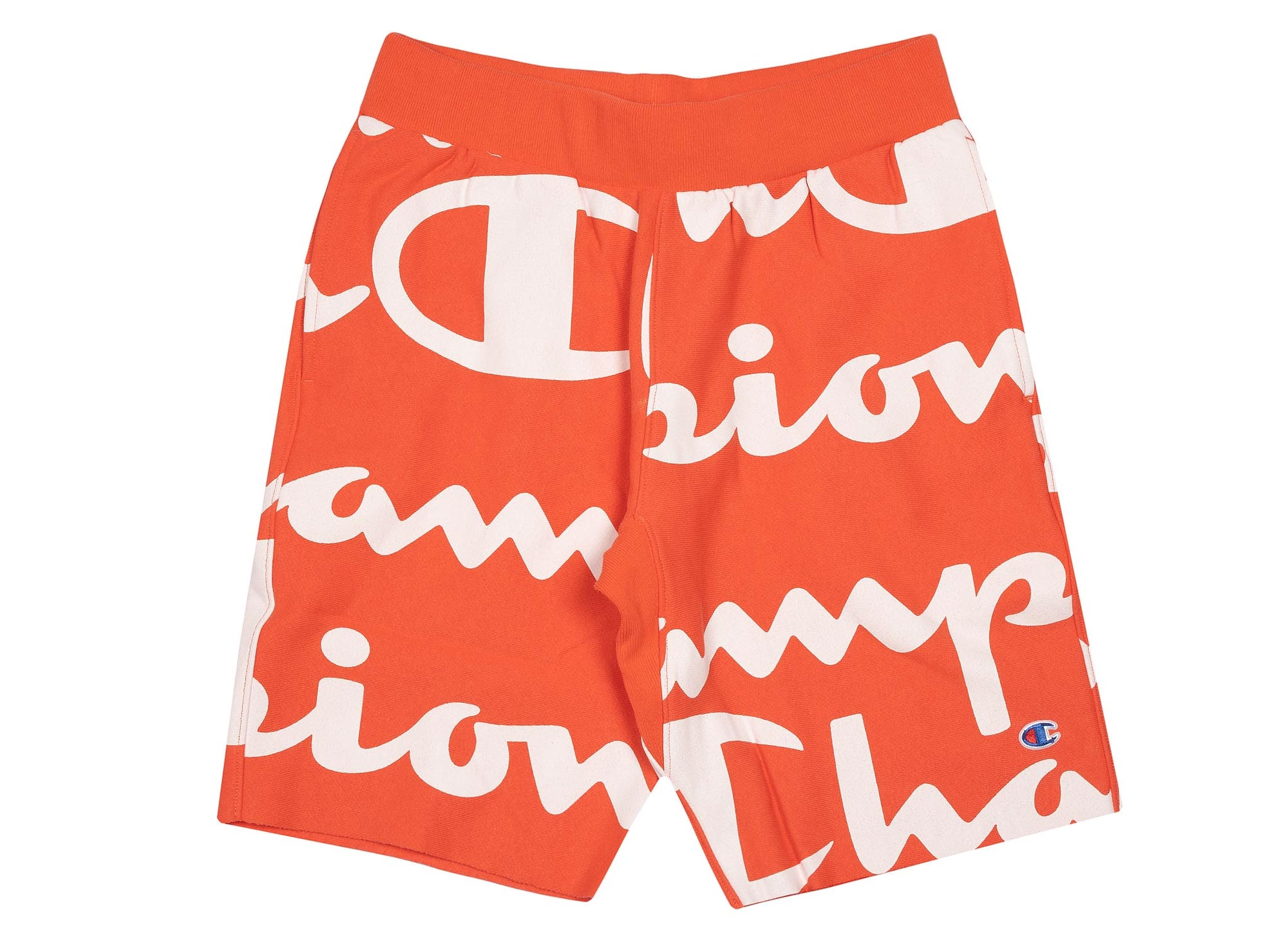 champion orange shorts