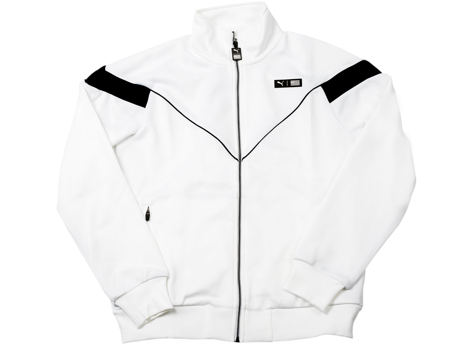 white puma track jacket
