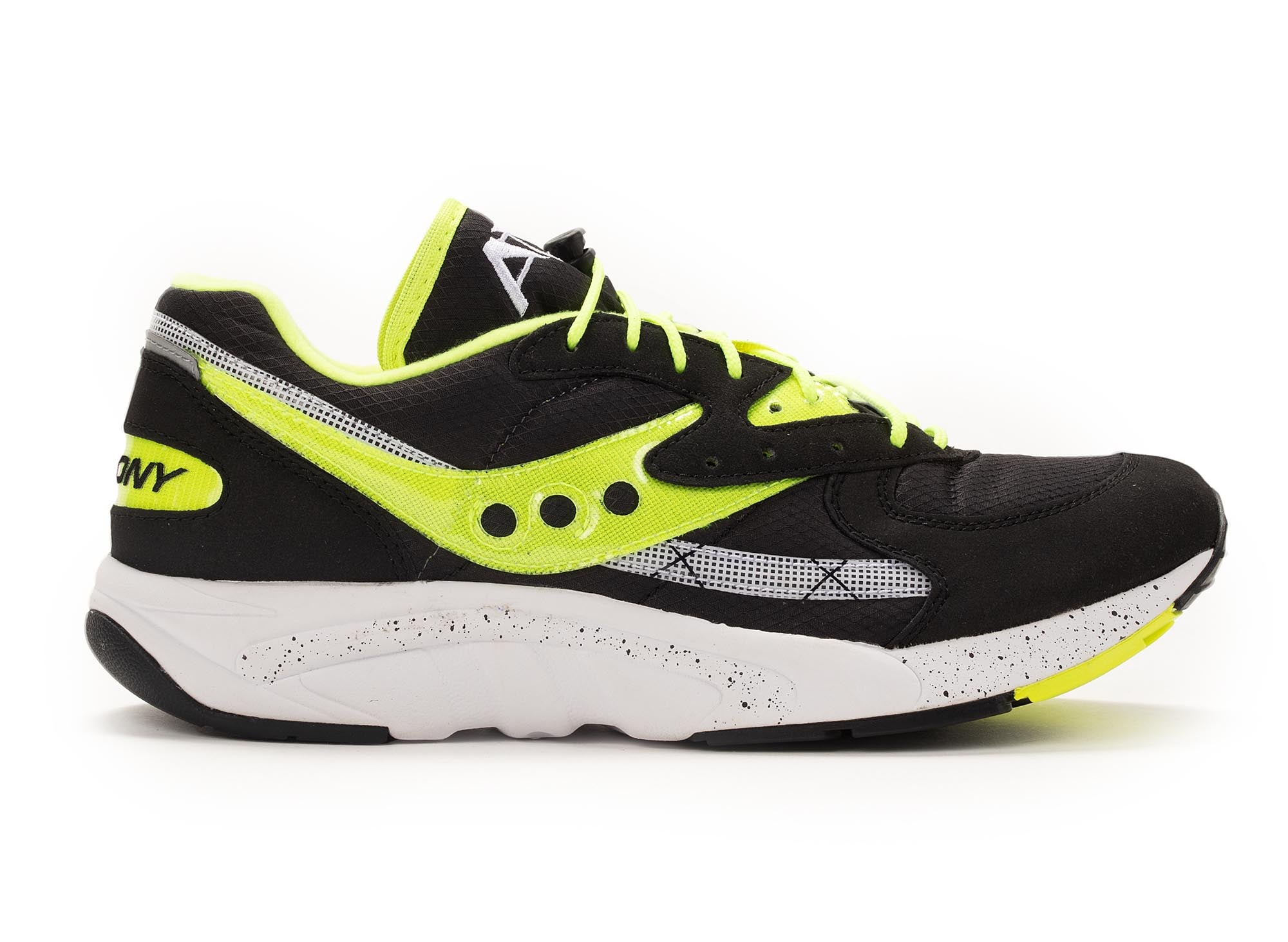 Saucony Originals Aya 'Black/Lime Green' - Oneness Boutique