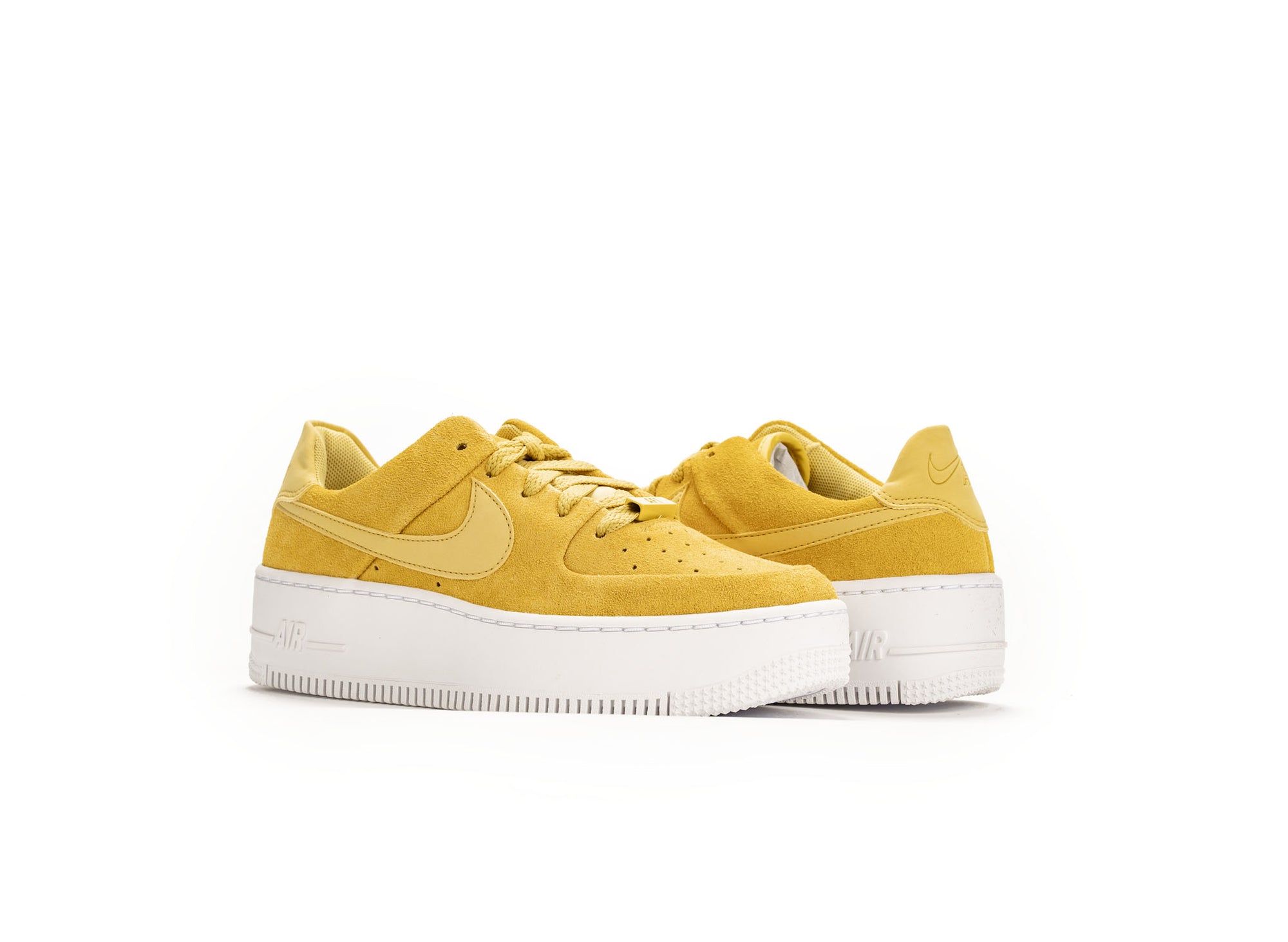 nike air force one sage yellow