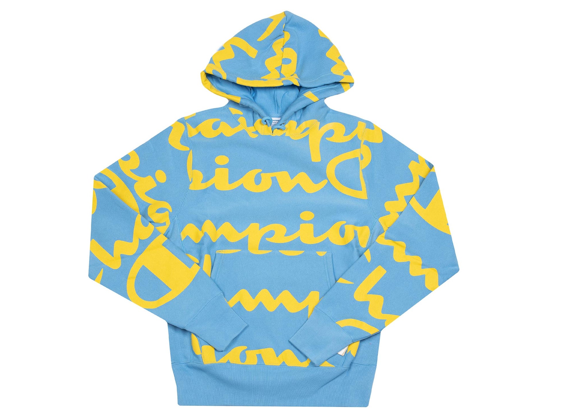 active blue champion hoodie