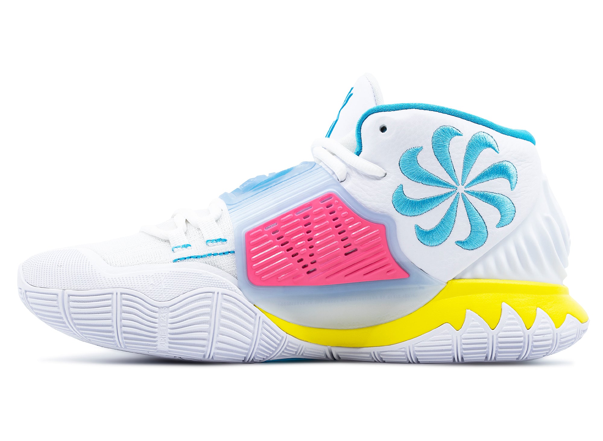 NIKE KYRIE 6 EP WHITE BLUE FURY OPTI YELLOW