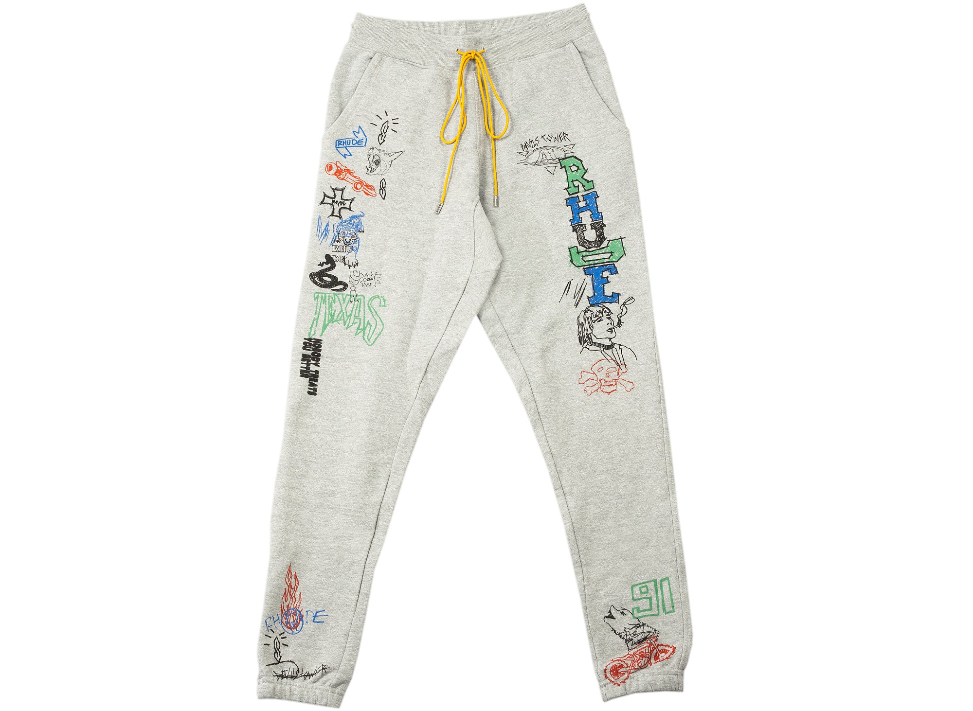 Rhude Doodle Joggers – Oneness Boutique