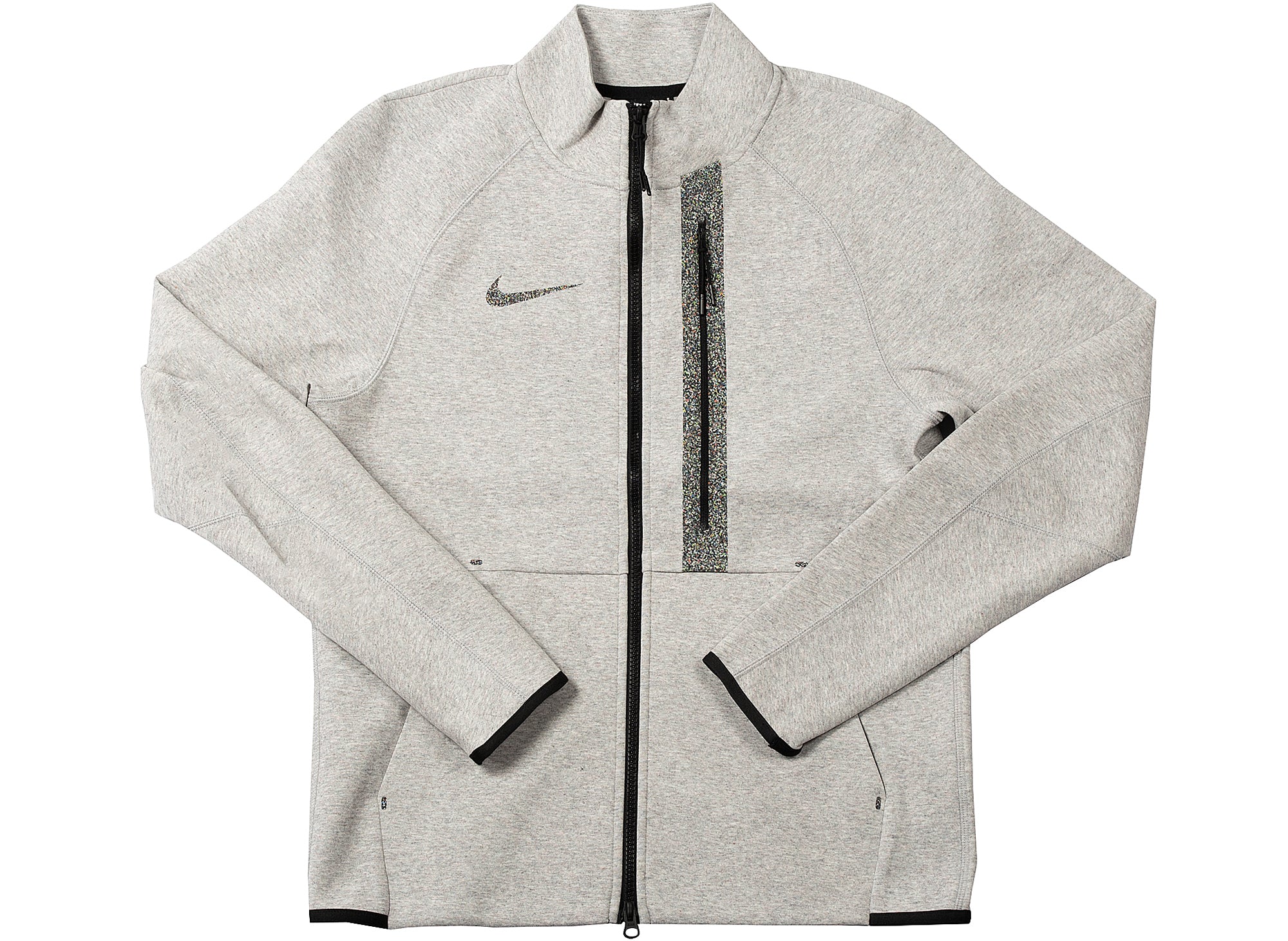 nike tech fleece jacket grey