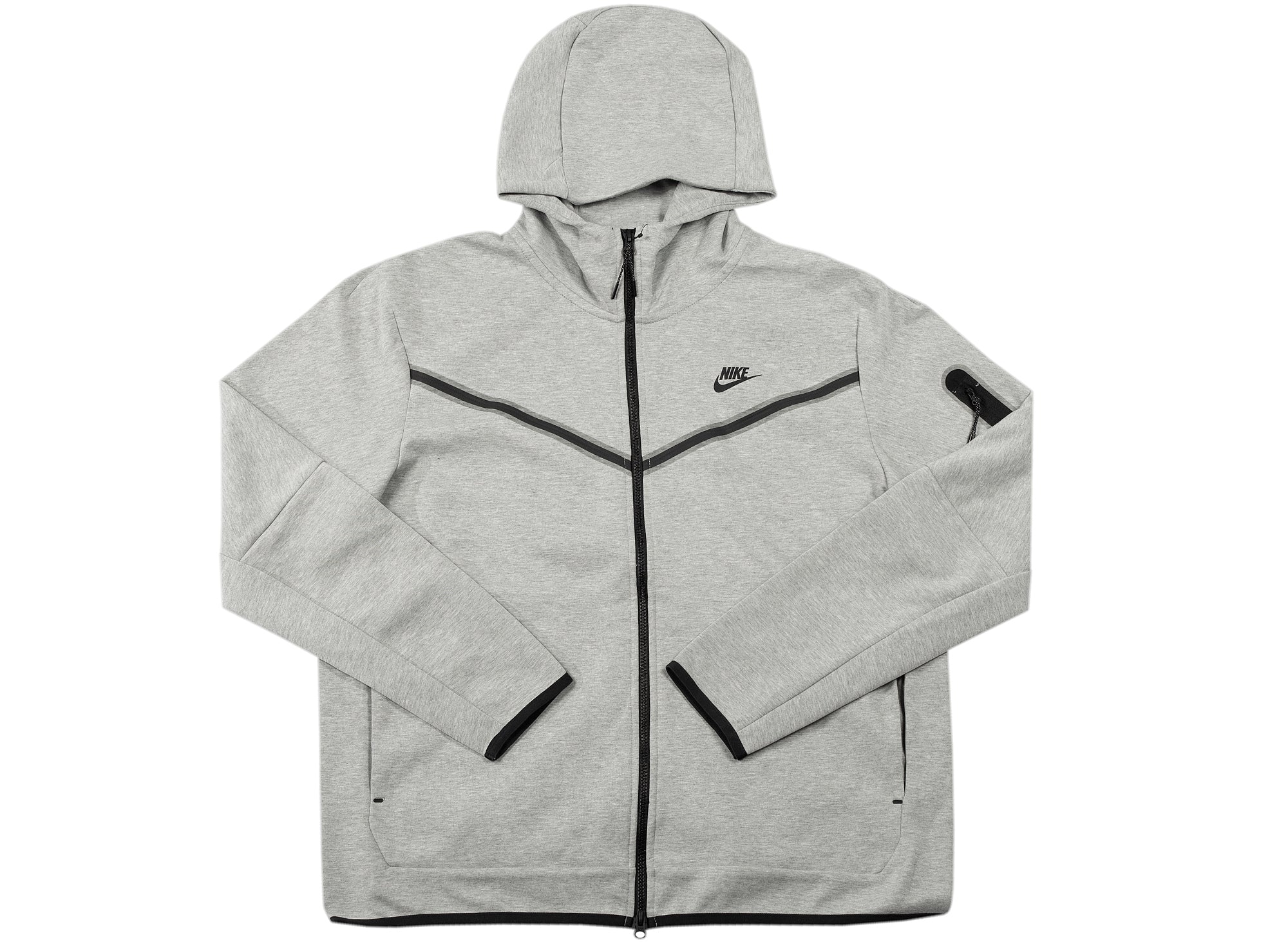 nike tech fleece jacket grey