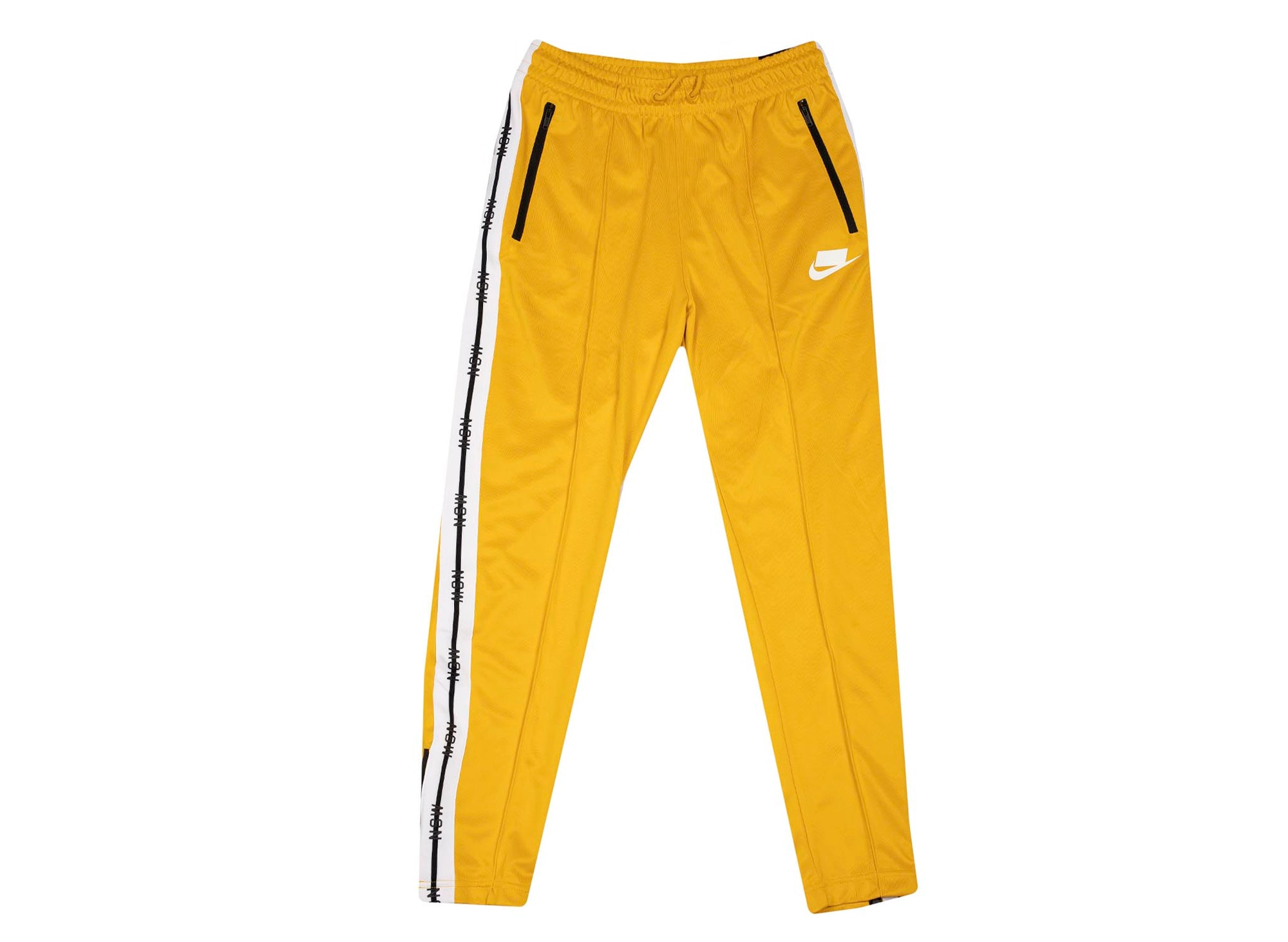 nike nsw pants yellow