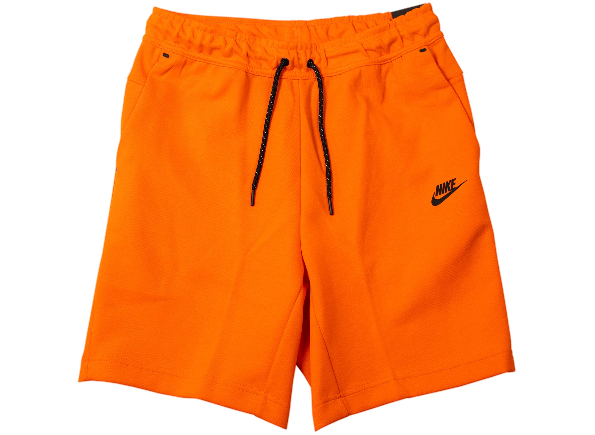Men's Nike Tech Fleece Shorts in Orange 