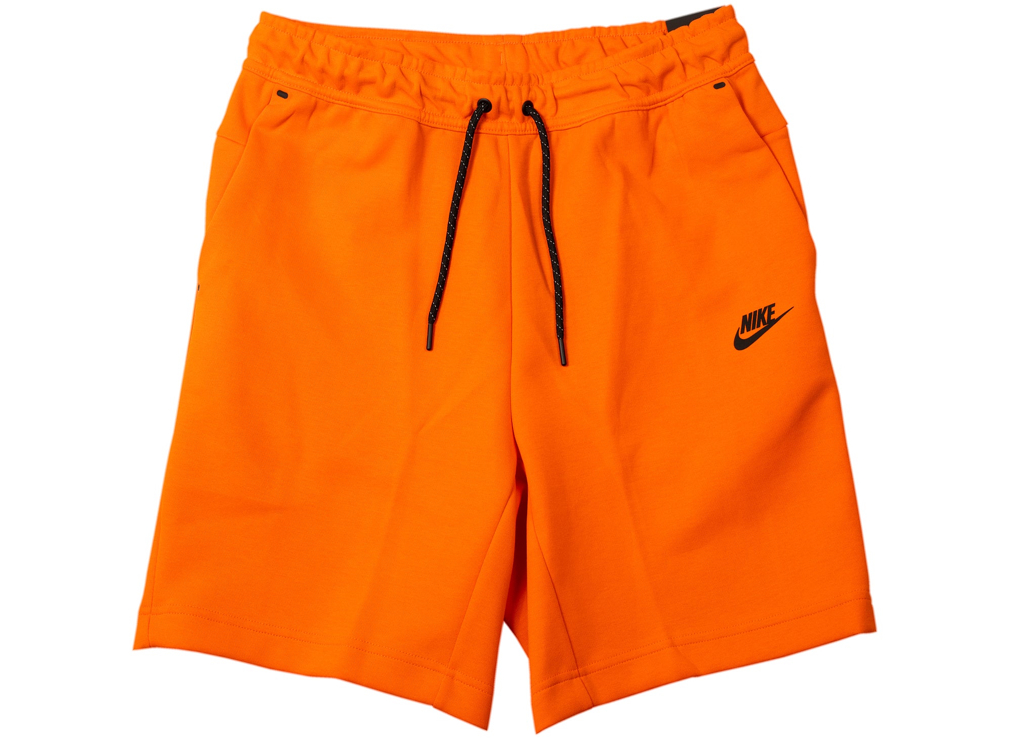 nike orange fleece shorts