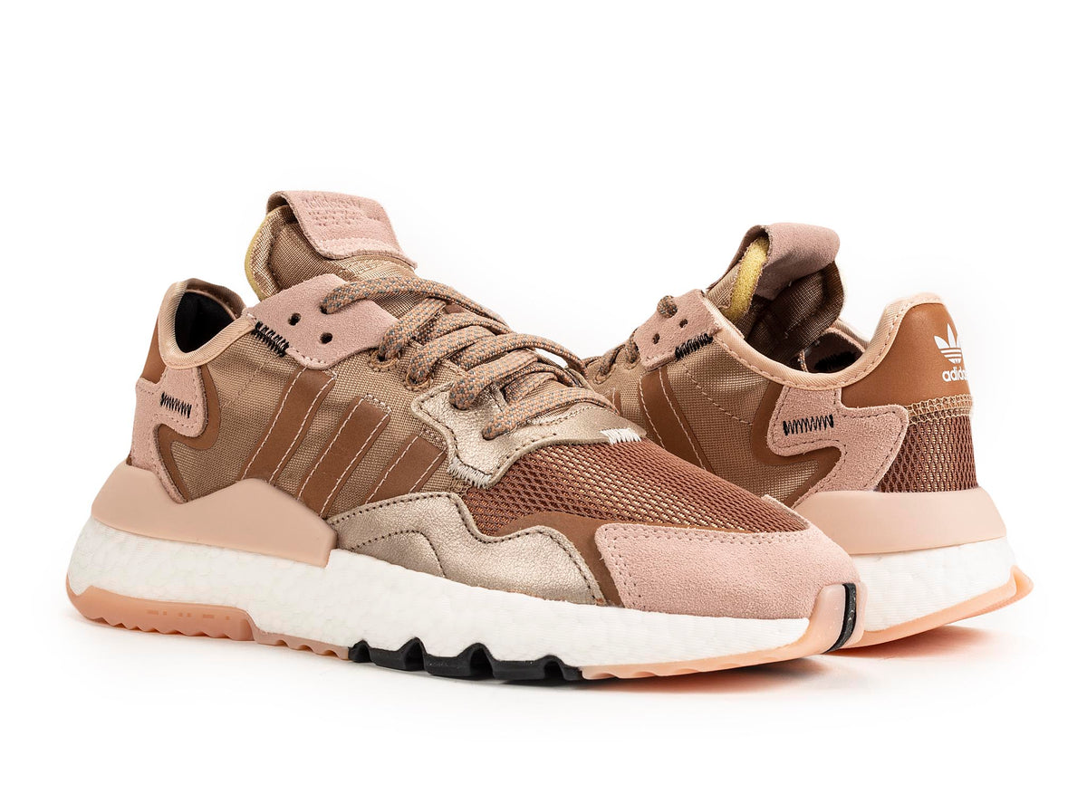 adidas rose gold nite joggers