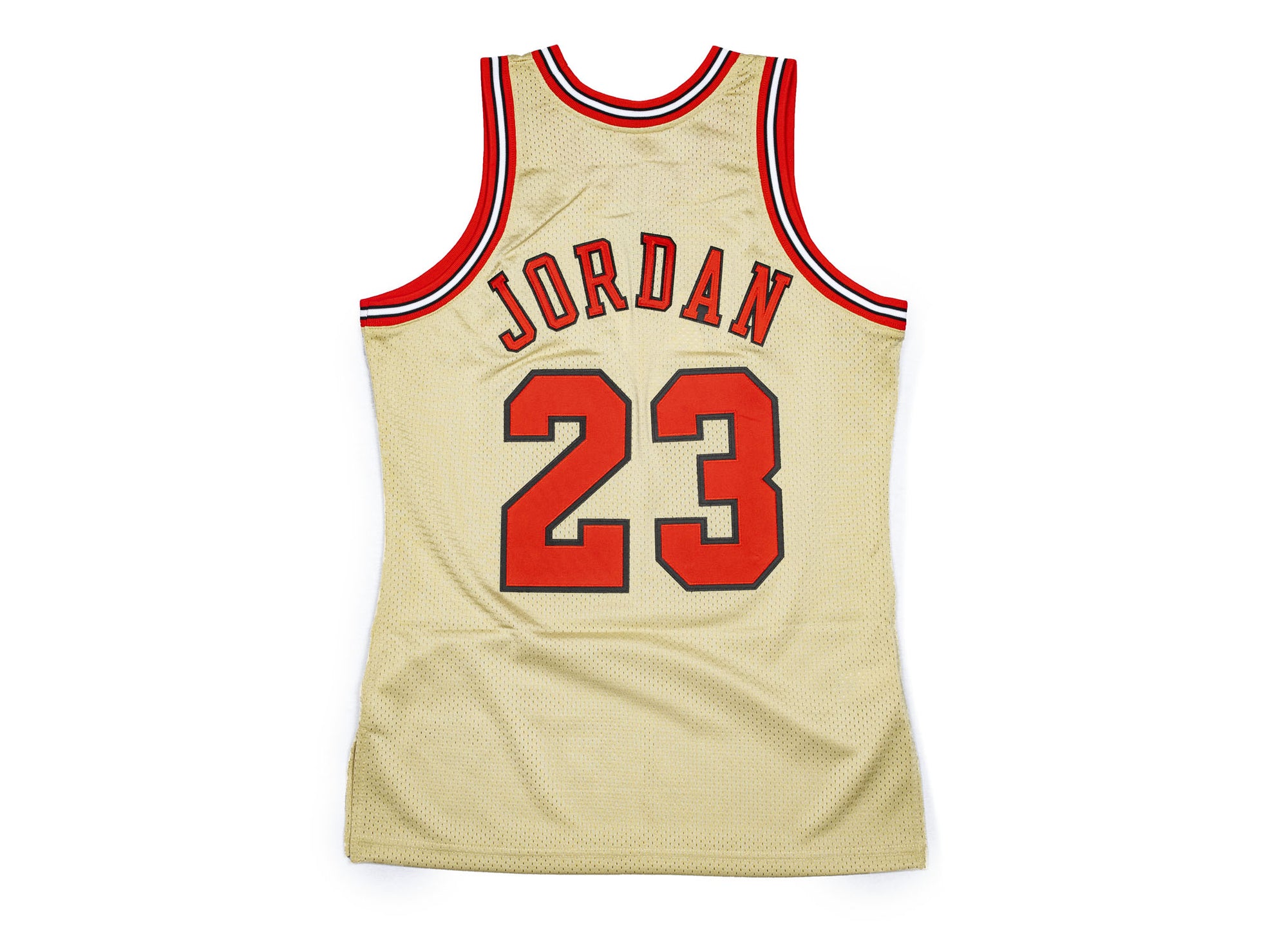 red and gold basketball jersey