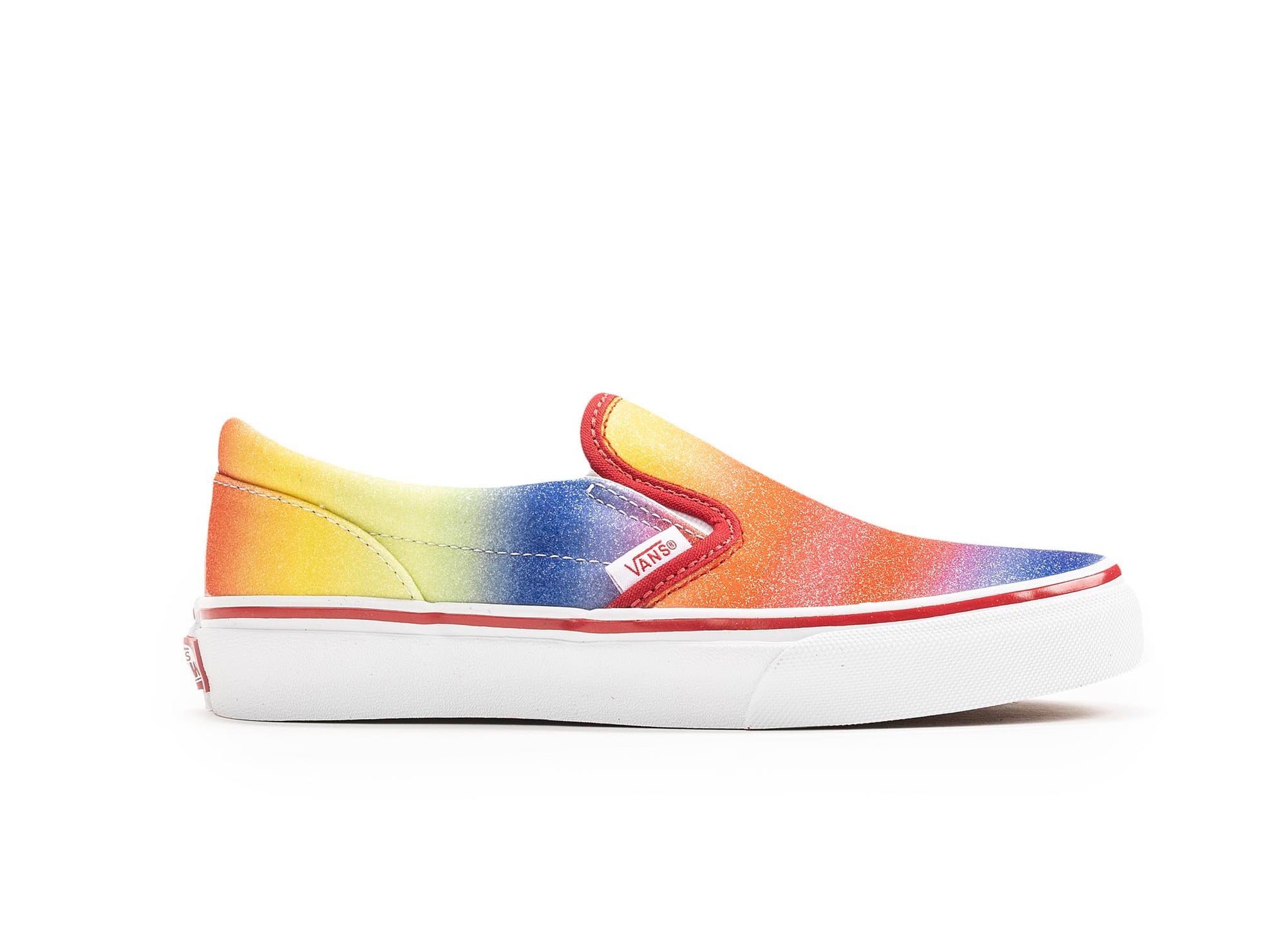 buy \u003e rainbow vans slip on kids, Up to 