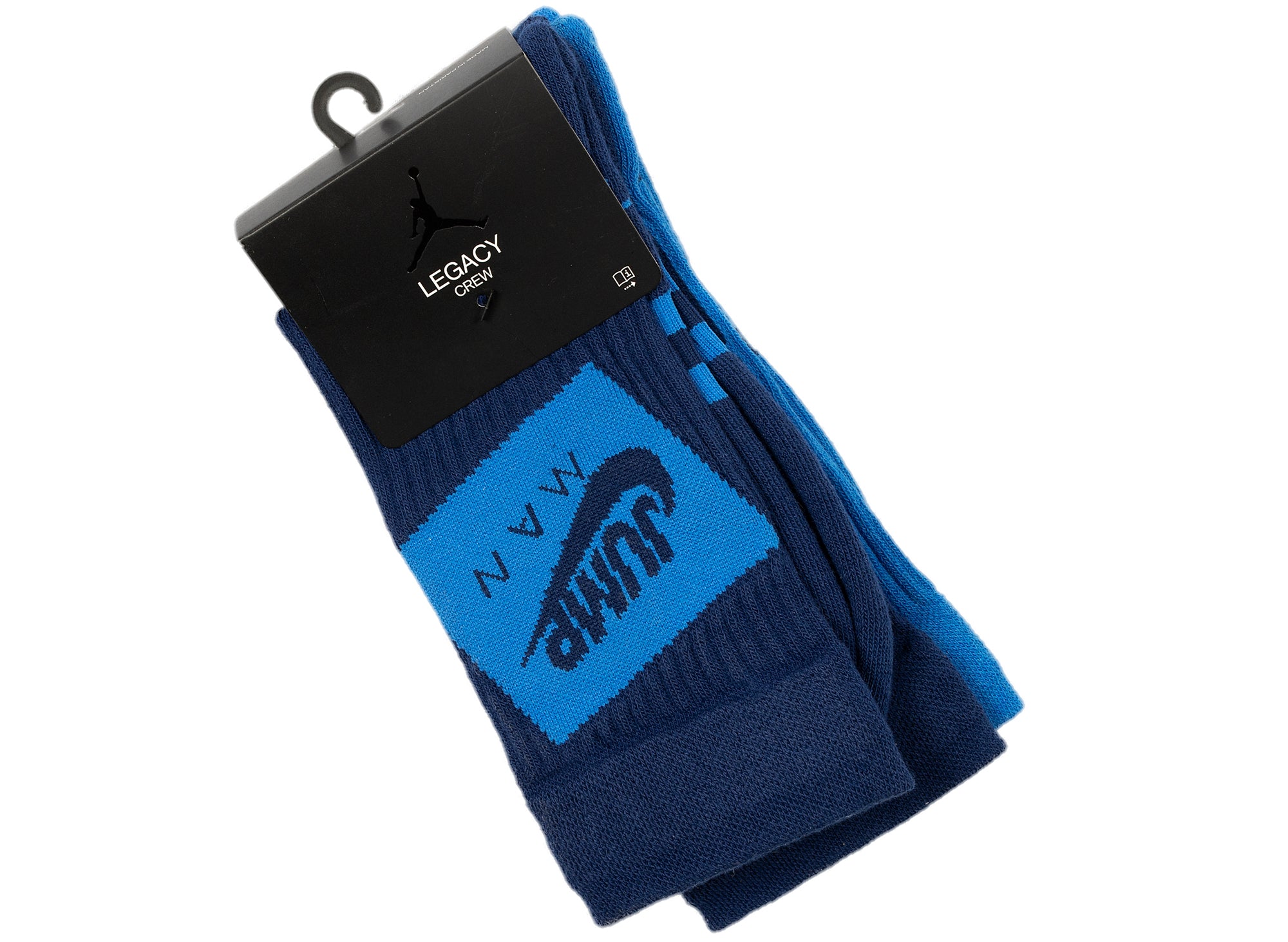 blue jordan socks