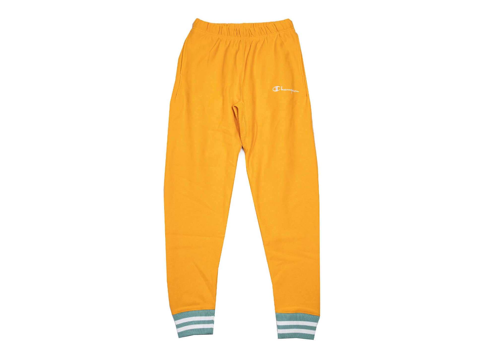 champion sweatpants yellow