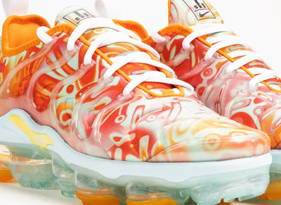 vapormax plus dip dye mint orange