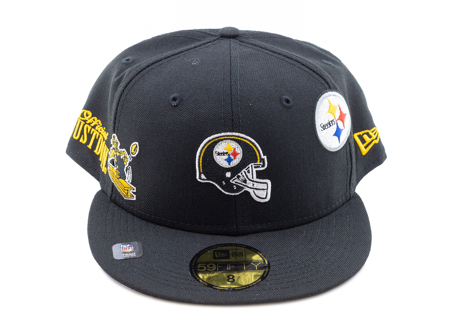 Men's Pittsburgh Steelers New Era Black 6x Super Bowl Champions Count The  Rings 59FIFTY Fitted Hat