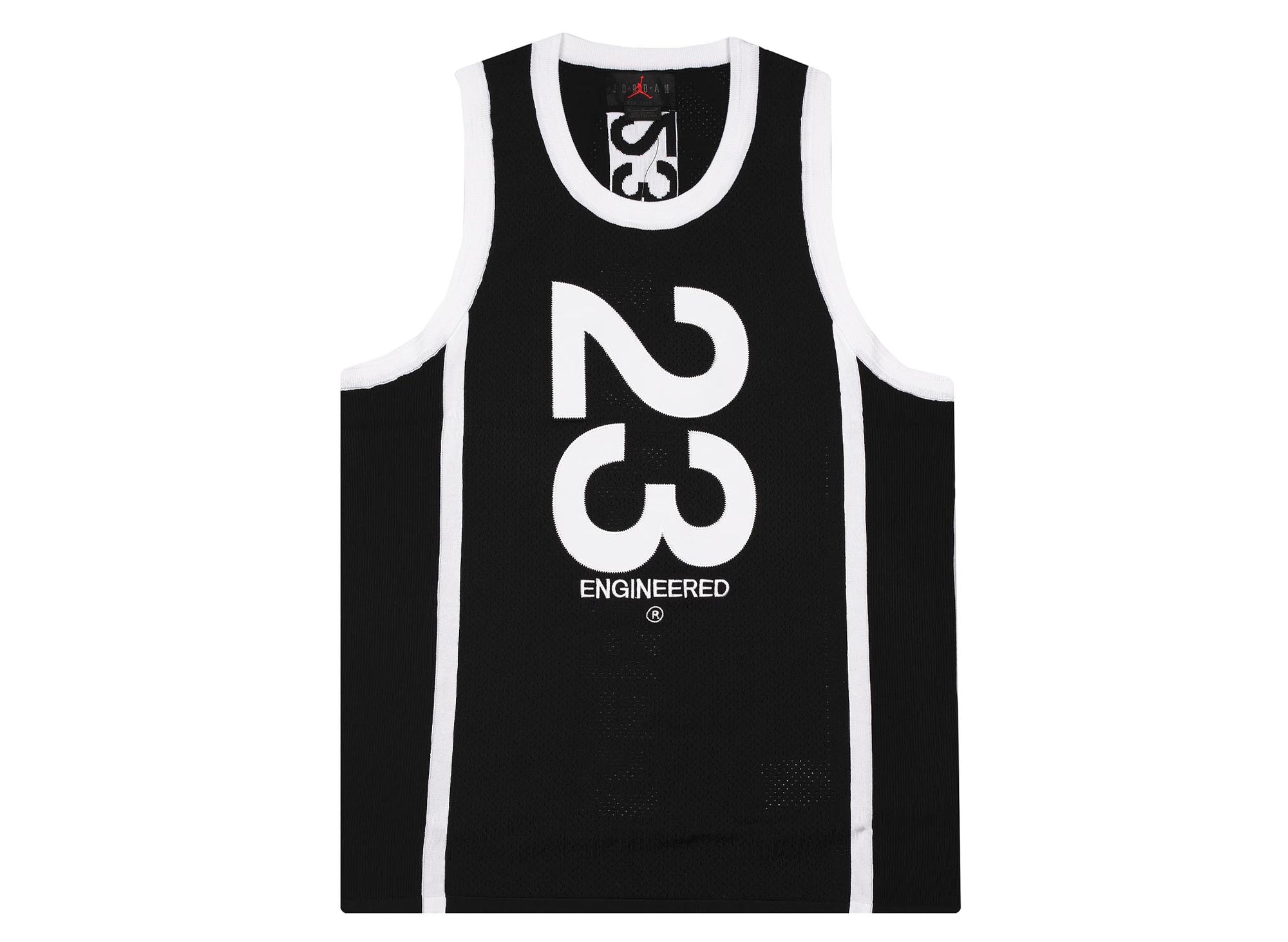 black and white jordan jersey