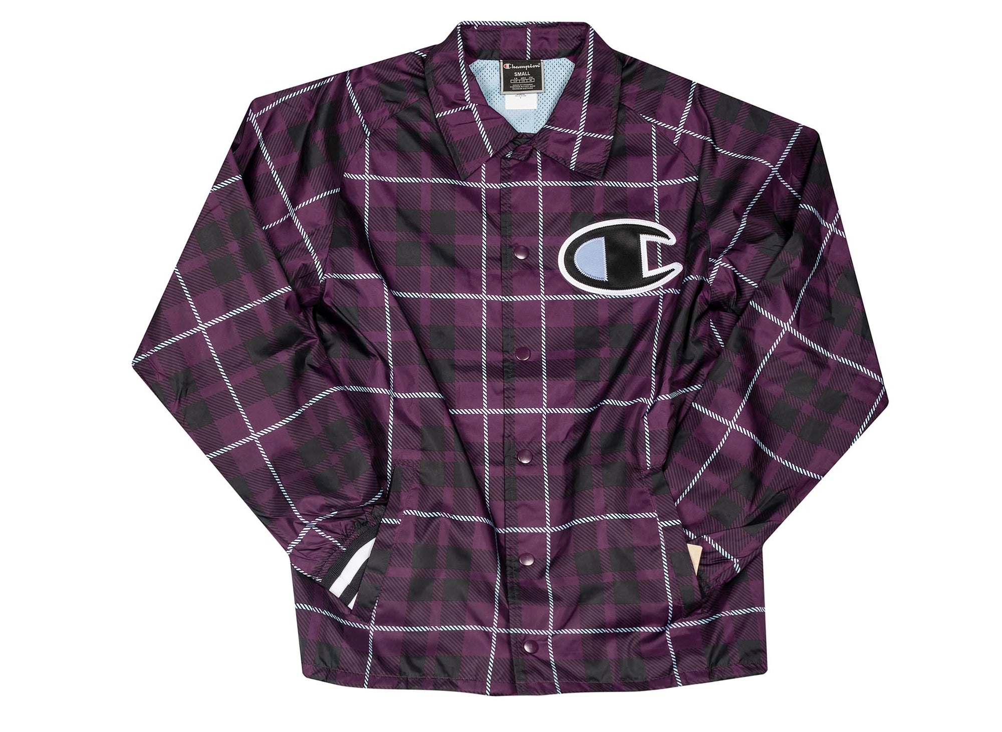 champion satin coaches jacket